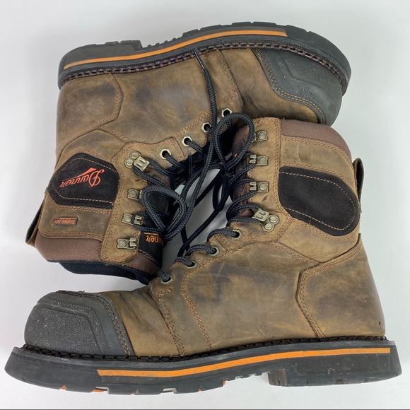 Danner boots 8" Brown Composite Toe - Picture 5 of 14